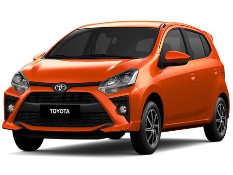 Sample Toyota Agya compact car